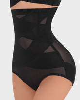 High Waist Cross Tummy Control Panty Sculpté