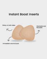 Instant Boost Breast Lift Sticky Insert Pads — Invisible, Reusable & Bra-Free Sculpté