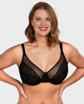 Full Coverage Lace Minimizer Bra Sculpté