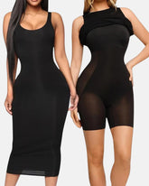 Shapewear Modal Sleeveless U Neck Slimming Maxi Dress - Sculpté