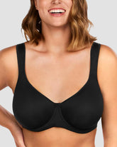 Plus Size Full-Coverage Unlined Minimizer Bra — Soft, Supportive & Smooth Sculpté