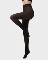 Translucent Fleece-Lined Tights — Warm, Sheer & All-Day Comfortable Sculpté
