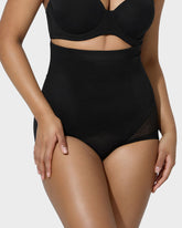 High-Waist Mesh Tummy Control Butt-Lifting Shaping Panty — Breathable & Smooth Sculpté