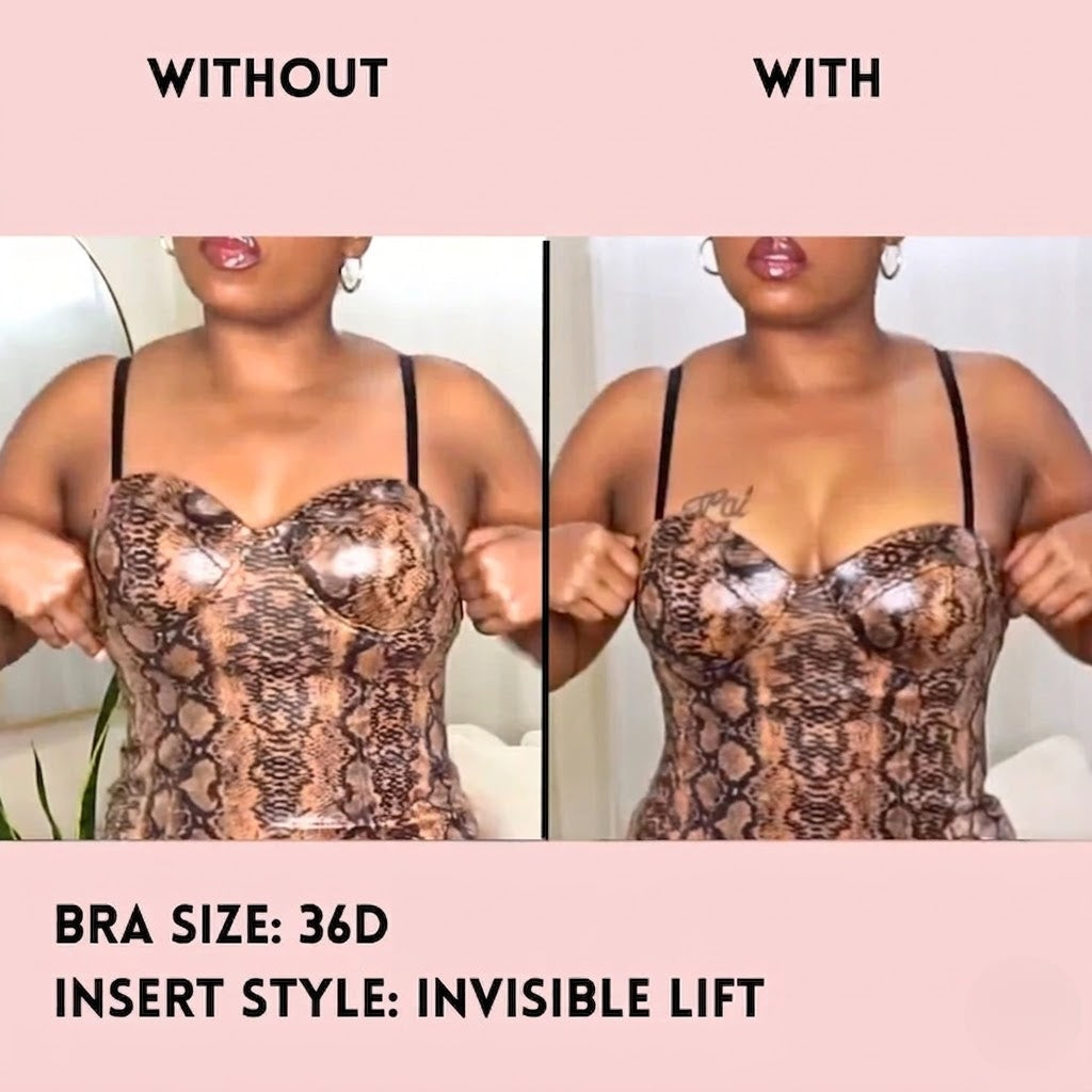 Invisible Lift Inserts — Double-Sided Adhesive for Instant Boost & Volume Sculpté