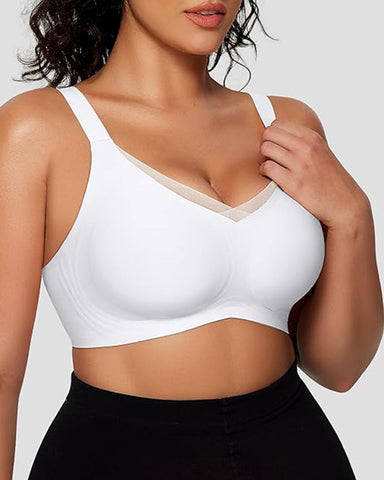 Smoothing Full Coverage Mesh Wireless Bra