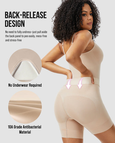 All-in-One Sculpting Bodysuit with Easy-Off Design