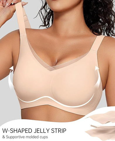 Smoothing Full Coverage Mesh Wireless Bra