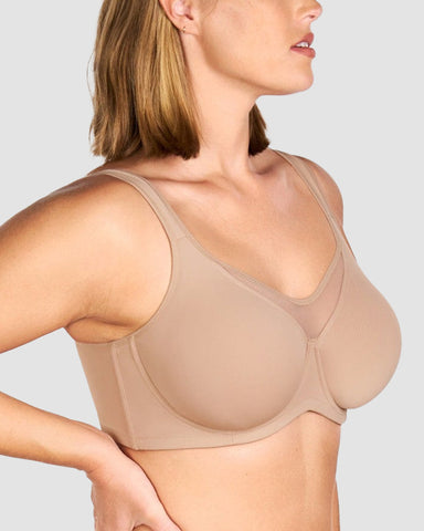 Plus Size Cooling Full Coverage Minimizer Bra