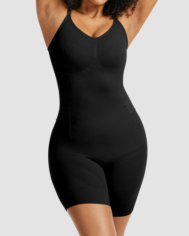 All-in-One Sculpting Bodysuit with Easy-Off Design