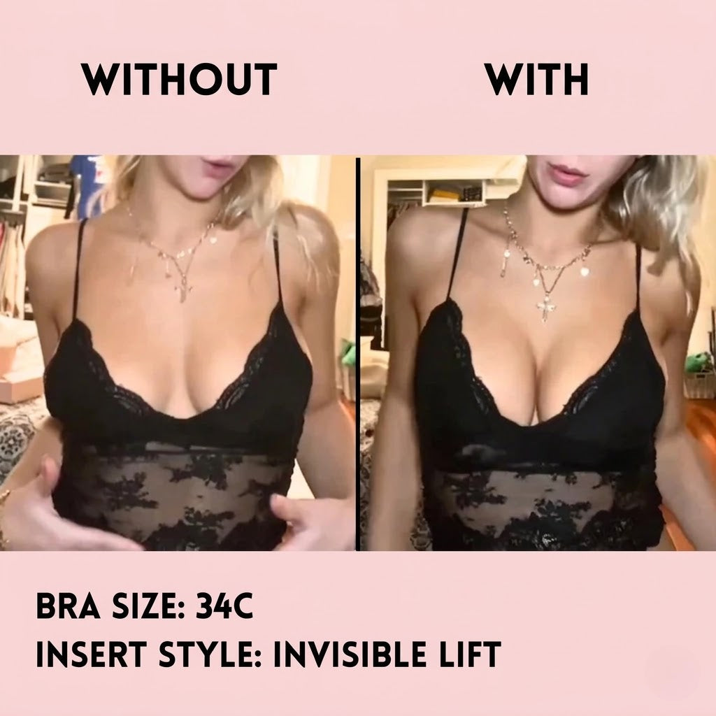 Invisible Lift Inserts — Double-Sided Adhesive for Instant Boost & Volume Sculpté