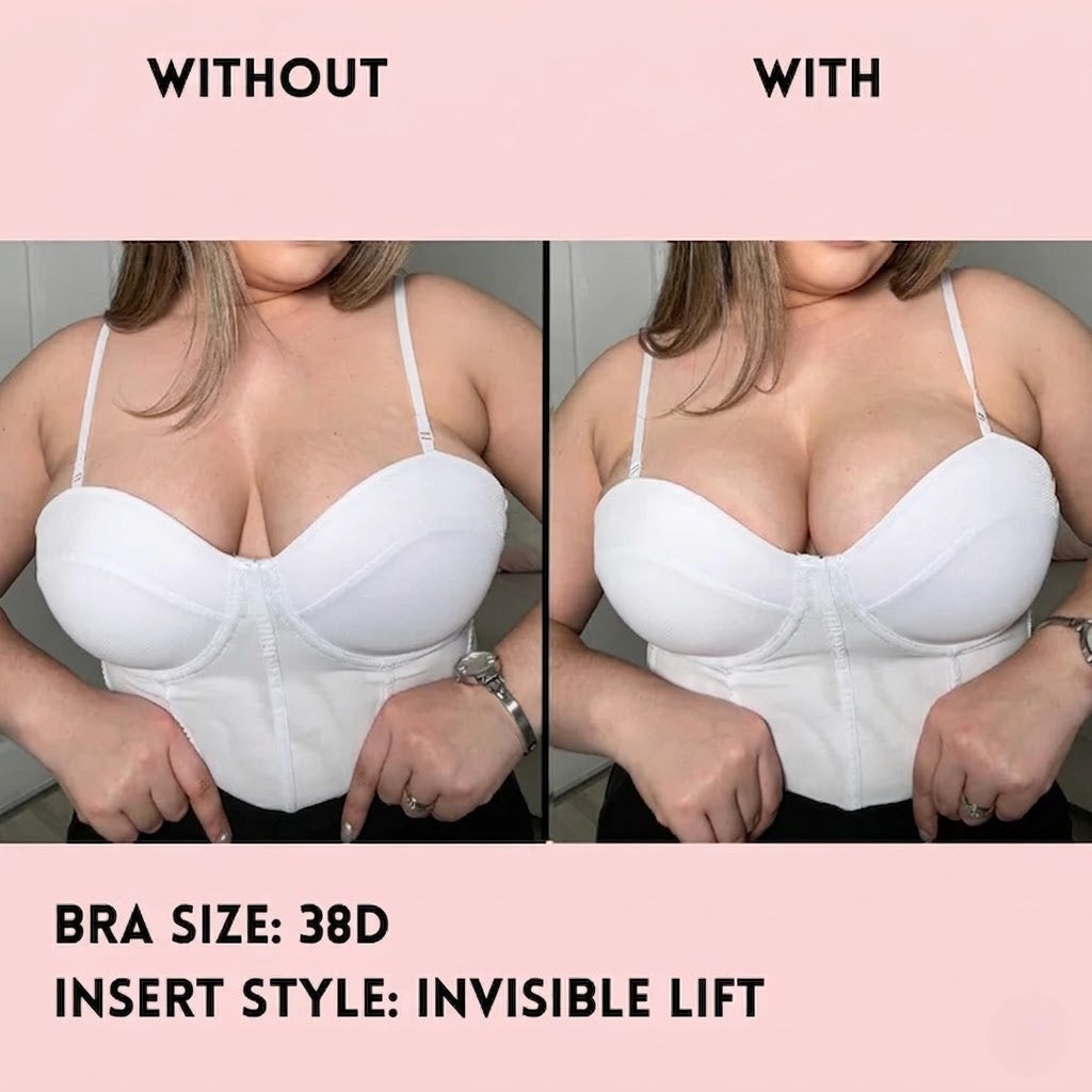 Invisible Lift Inserts — Double-Sided Adhesive for Instant Boost & Volume Sculpté