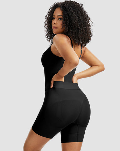 All-in-One Sculpting Bodysuit with Easy-Off Design