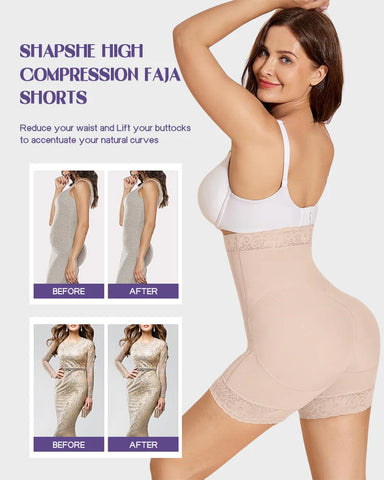 High Waist Butt Lifting Shaper Shorts