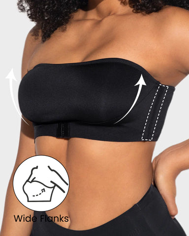 Strapless Seamless Front Button Bra