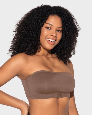 Strapless Seamless Front Button Bra