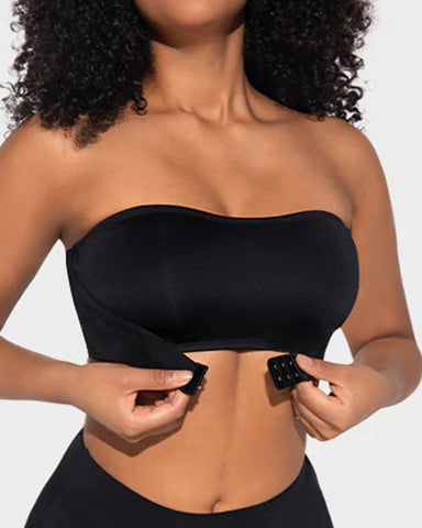 Strapless Seamless Front Button Bra