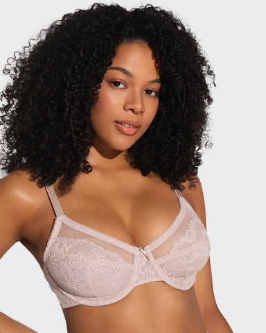 Full Coverage Lace Minimizer Bra