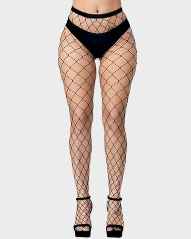 High-Waist Fishnet Pantyhose — 4 Classic Mesh Styles Sculpté