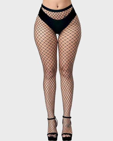 High-Waist Fishnet Pantyhose — 4 Classic Mesh Styles Sculpté