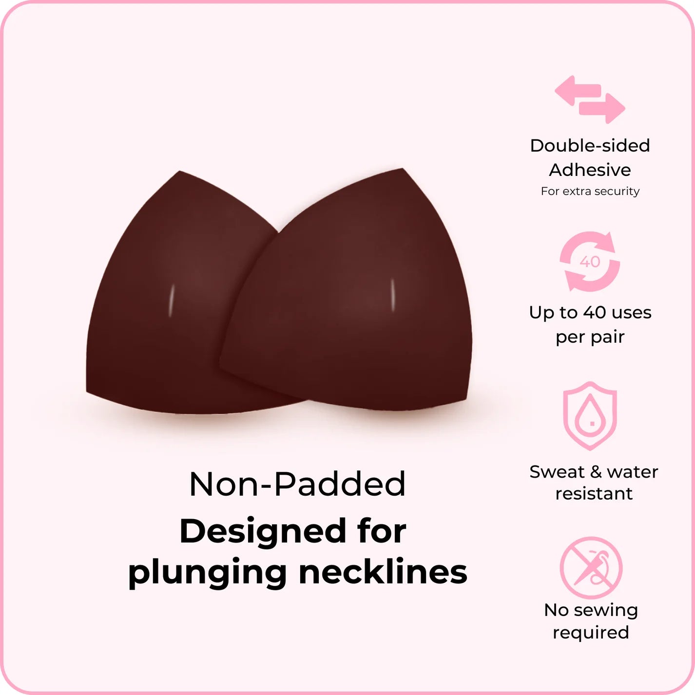 Invisible Lift Inserts — Double-Sided Adhesive for Instant Boost & Volume Sculpté