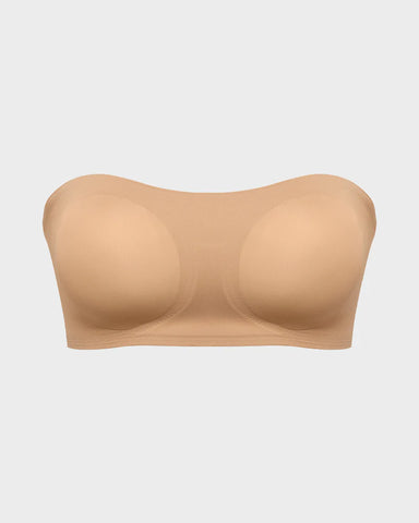 Non-Slip Crossover Side Hook Bandeau Bra