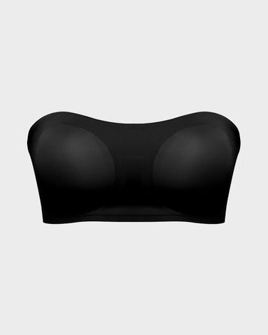 Non-Slip Crossover Side Hook Bandeau Bra