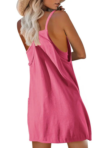 Summer Sleeveless Mini Dress - Sculpté