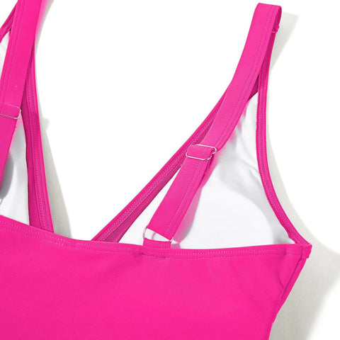 One-piece Mesh Tummy Control Swimsuit - Sculpté