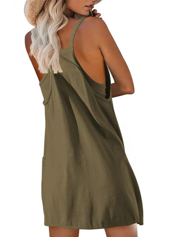 Summer Sleeveless Mini Dress - Sculpté