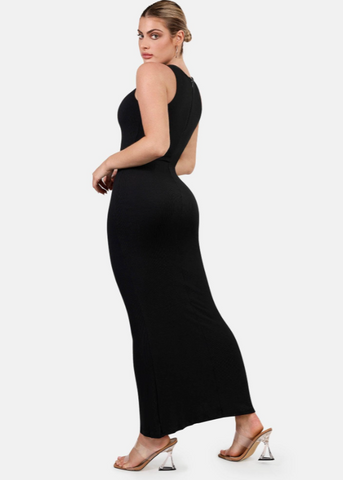 Shapewear Modal Sleeveless Crew Neck Slimming Dress - Sculpté