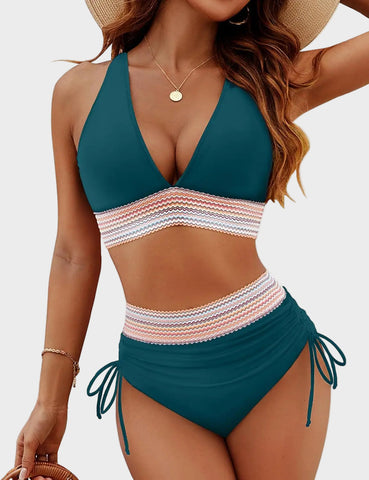 High Waist Tummy Control Bikini Set - Sculpté
