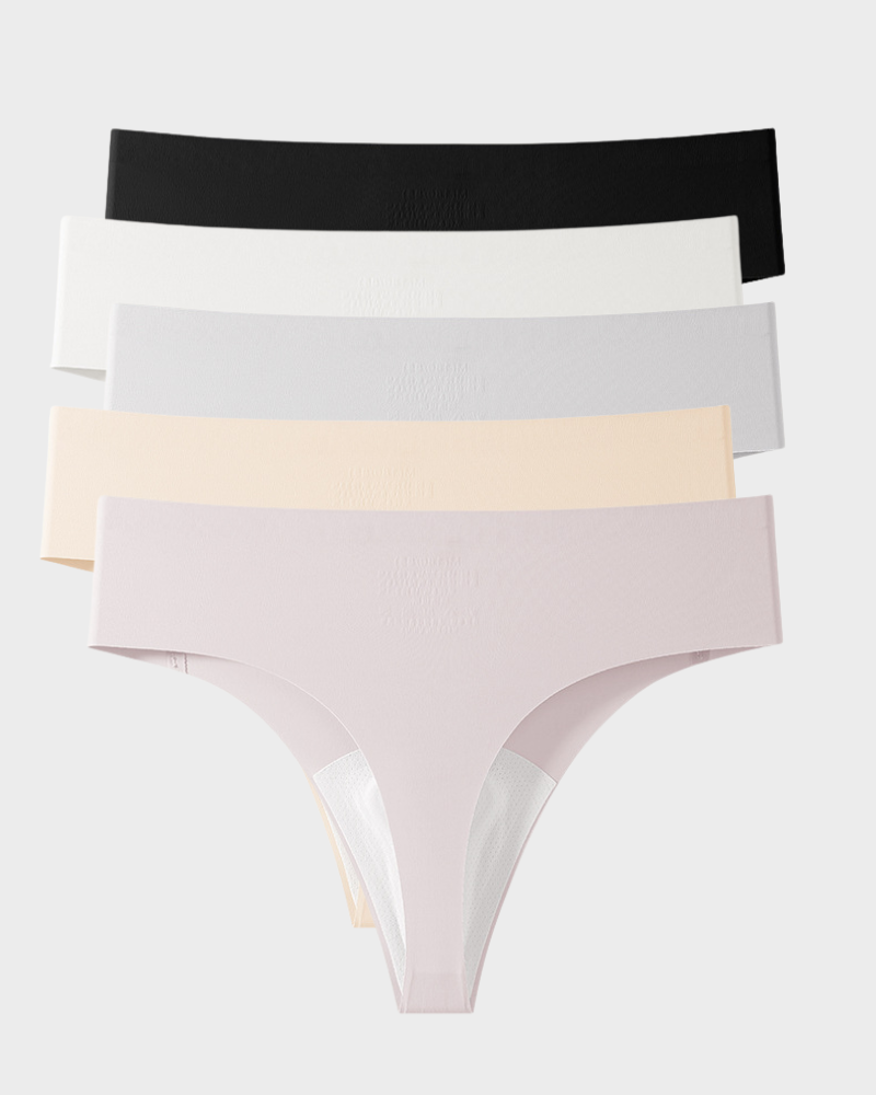 Seamless Camel Toe Cover Thongs 5-Pack — Invisible, No-Show FitSeamless Camel Toe Cover— Sculpté