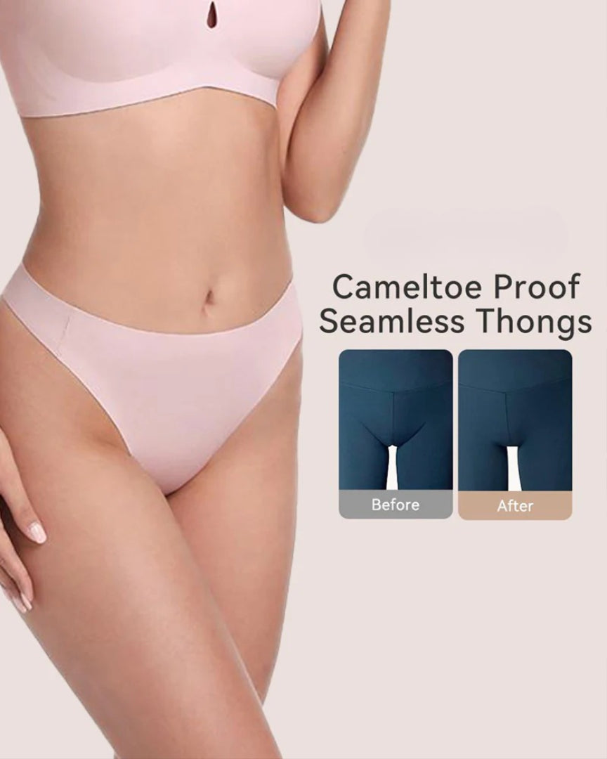 Seamless Camel Toe Cover Thongs 5-Pack — Invisible, No-Show FitSeamless Camel Toe Cover— Sculpté