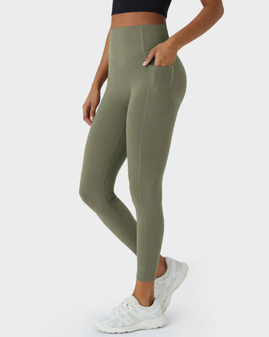 Tummy Control Butt-Lifting Training Leggings with Pockets