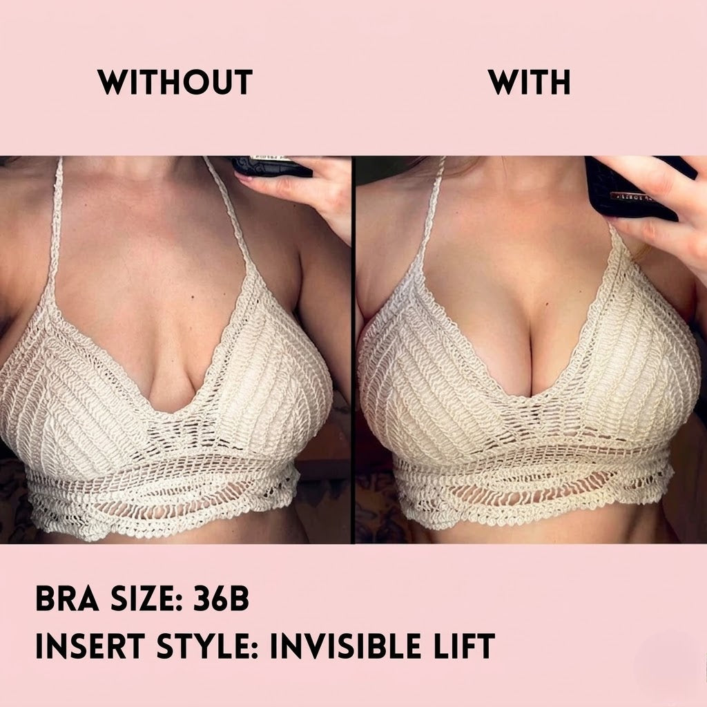 Invisible Lift Inserts — Double-Sided Adhesive for Instant Boost & Volume Sculpté